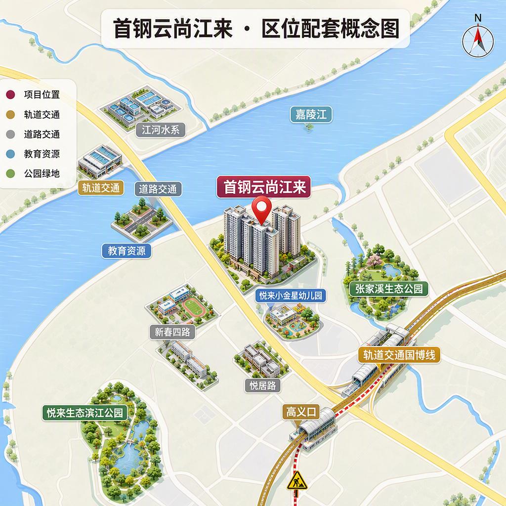 重庆首钢云尚江来_重庆龙湖枫香庭有几栋_首钢云尚江来实景房